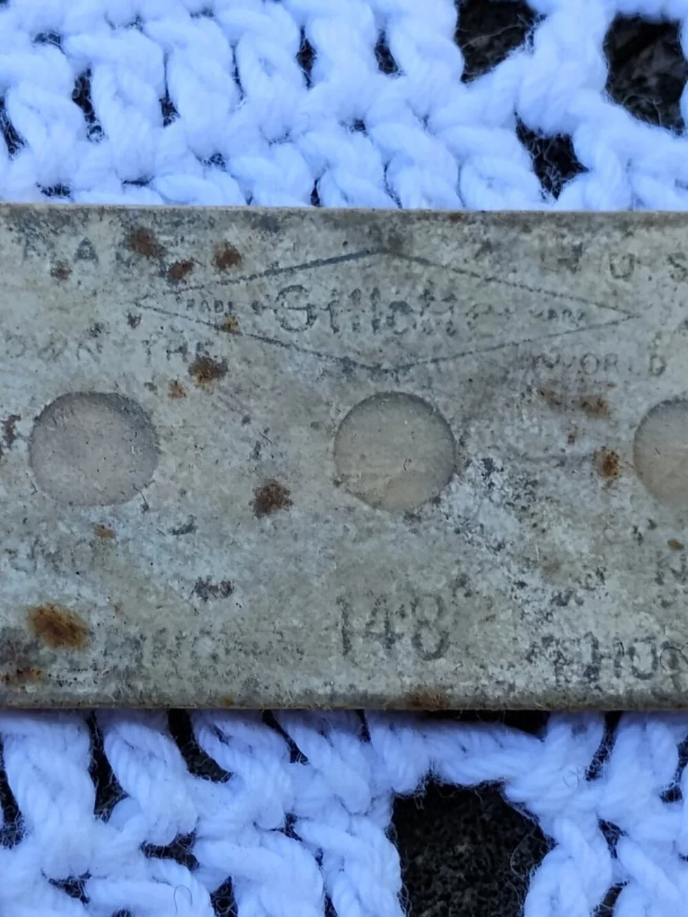 antique Gillette razor blades 1 full 1 partial packs Made in USA circa 1911-1927